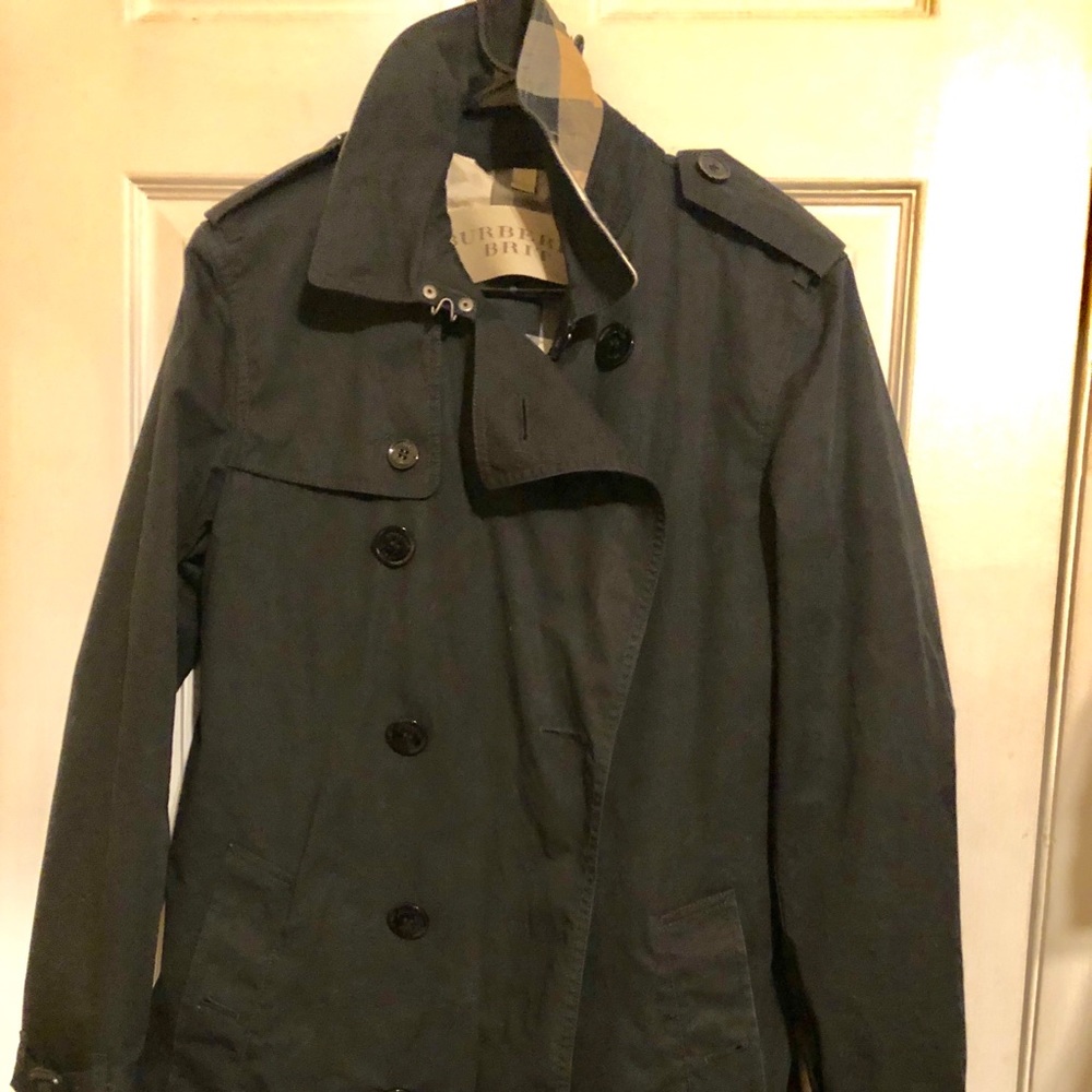 Burberry Charcoal Trench Coat